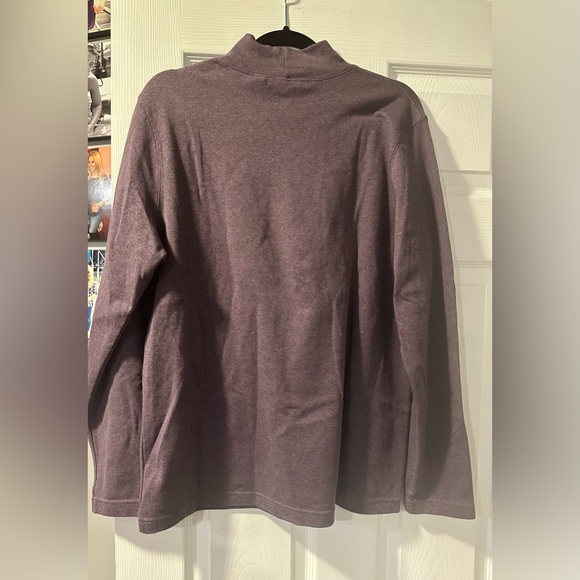Crowft & Barrow Stretch Purple Turtleneck Size L - Picture 3 of 5